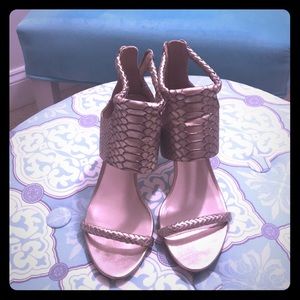 Cole Haan Gold Shoes